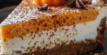 Cinnamon Pumpkin Cheesecake Cake