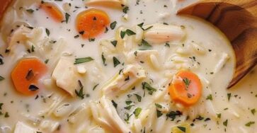 Creamy Chicken And Rice Soup