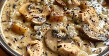 Creamy Mushroom Chicken And Wild Rice Soup