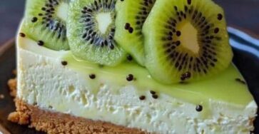 Easy Kiwi Cheesecake