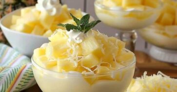 Easy Pineapple Dessert A 3 Ingredient Tropical Delight