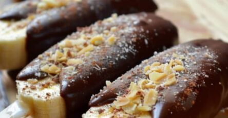 Frozen Chocolate Covered Bananas