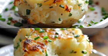 Garlic Chive Mashed Potato Puffins