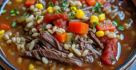 Hearty Beef Barley Soup