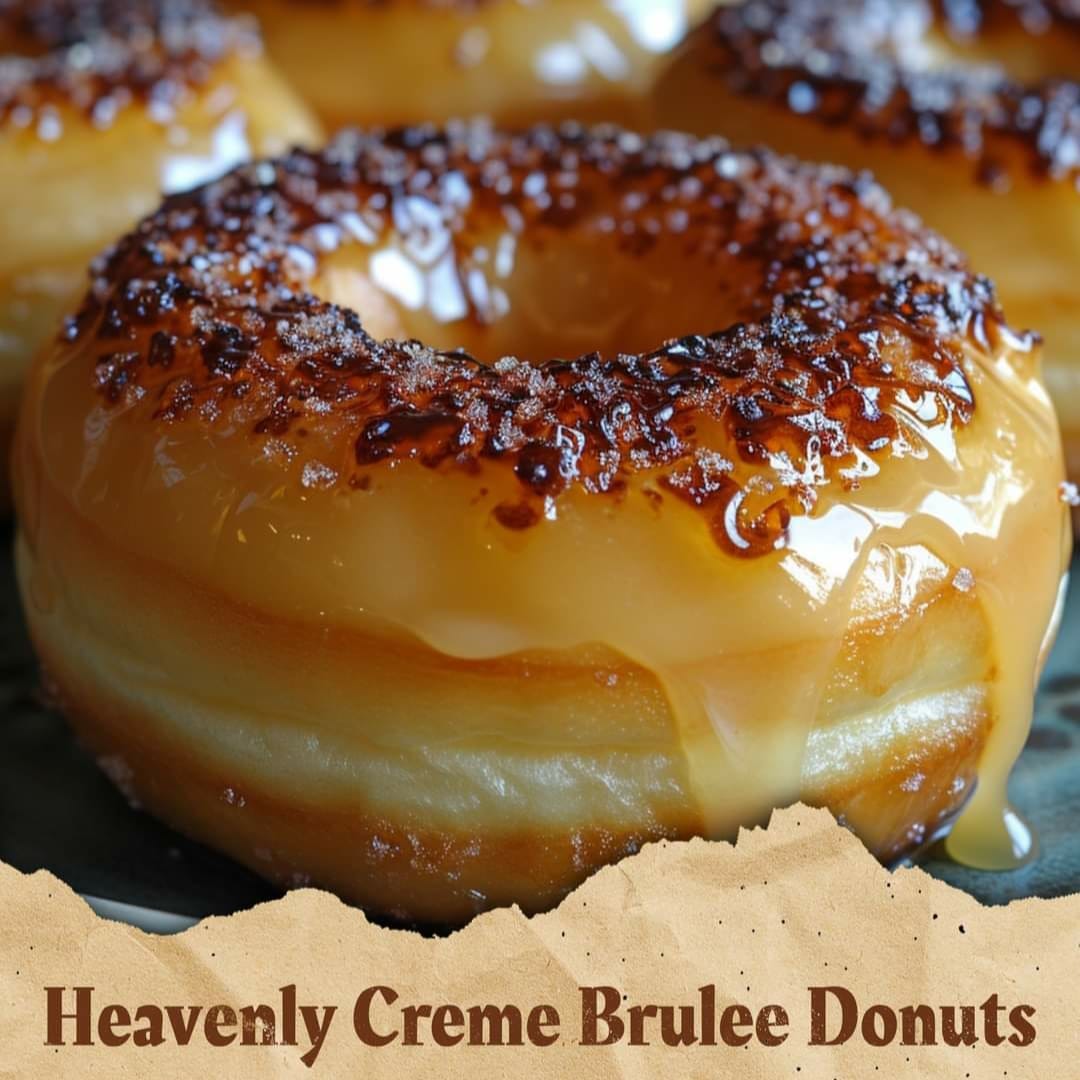 Heavenly Creme Brulee Donuts