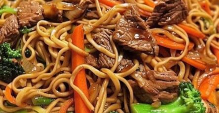 Homemade Beef Lo Mein