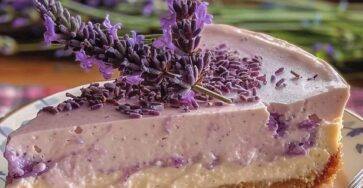 Honey Lavender Cheesecake