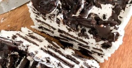 Indulge In A Heavenly, No Bake Icebox Cake Layered With Chocolate Wafer Cookies And Luscious Whipped Cream