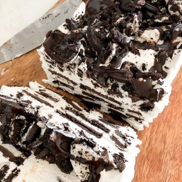 Indulge In A Heavenly, No Bake Icebox Cake Layered With Chocolate Wafer Cookies And Luscious Whipped Cream