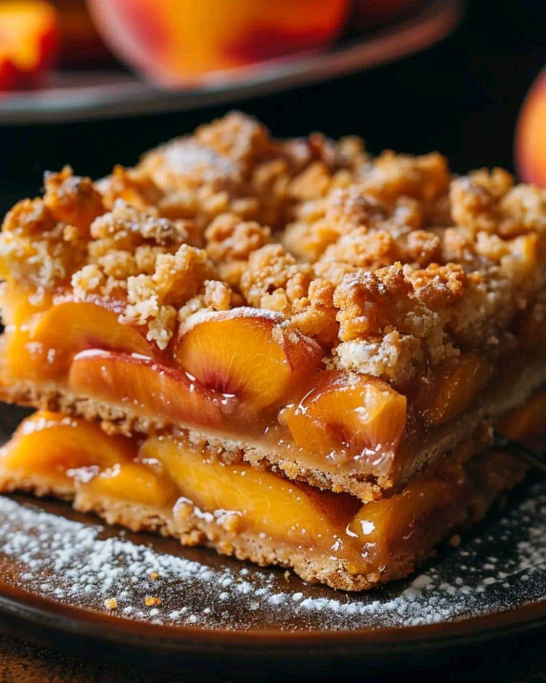 Irresistible Peach Cobbler Bars