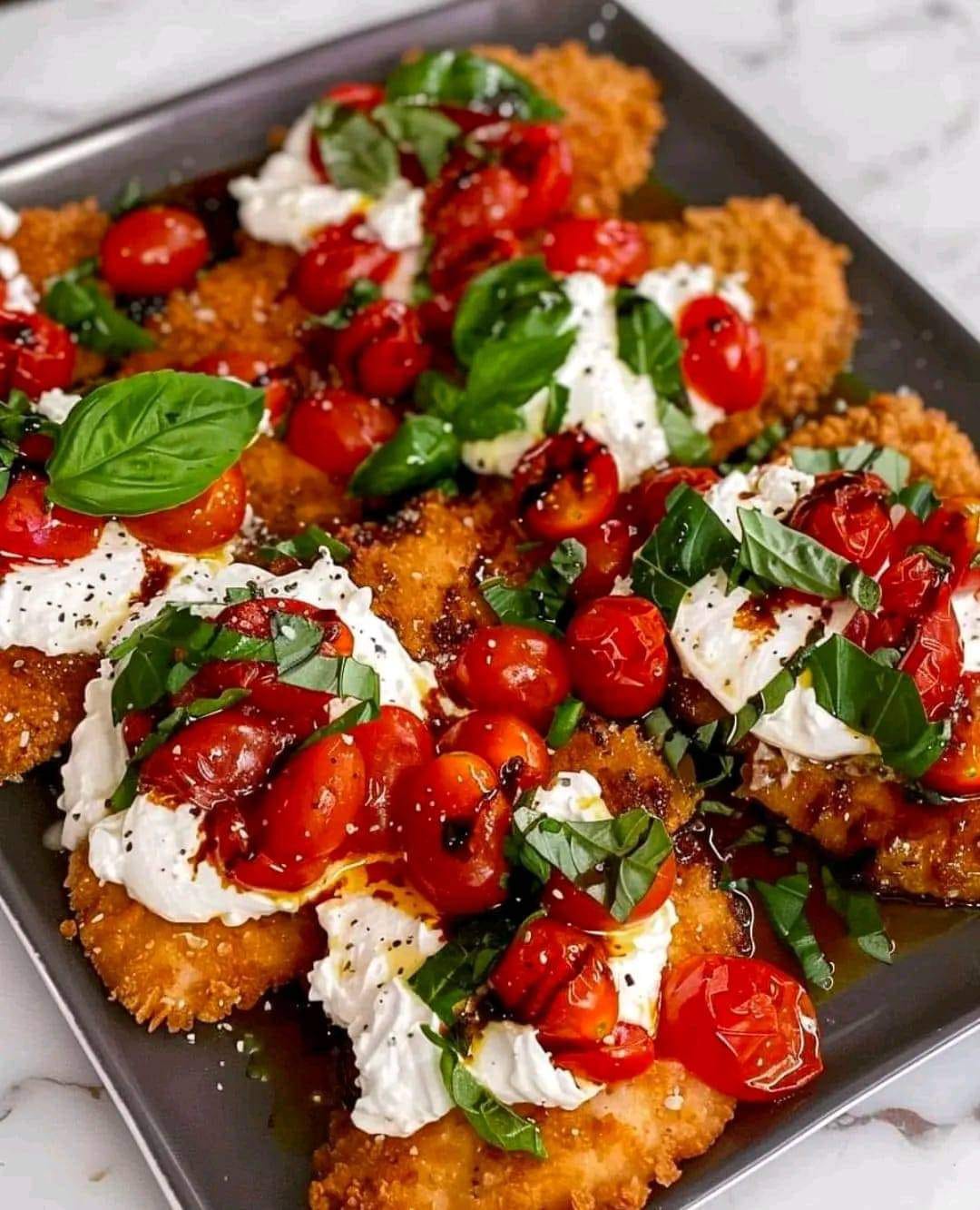 Italian Basil Chicken Cutlets