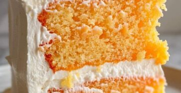 Luscious Refreshing Orange Creamsicle Cake