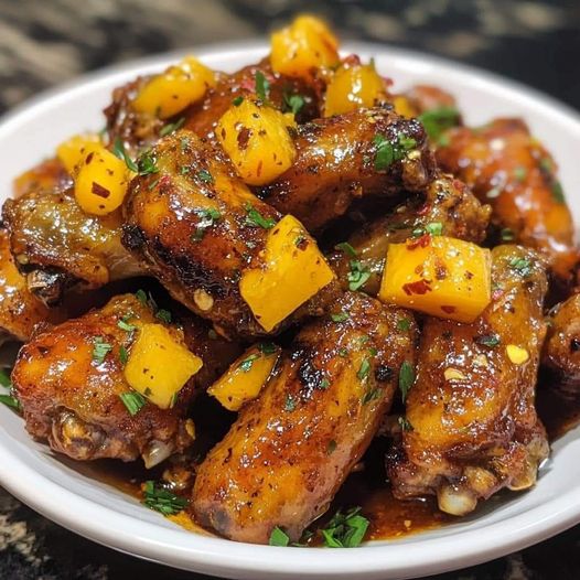 Mango Chili Chicken Wings