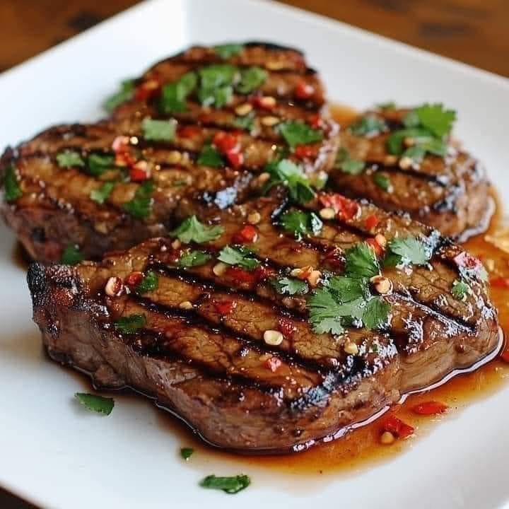 Marinated Steak With Thai Chili Sauce