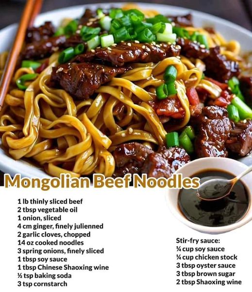 Mongolian Beef Noodles