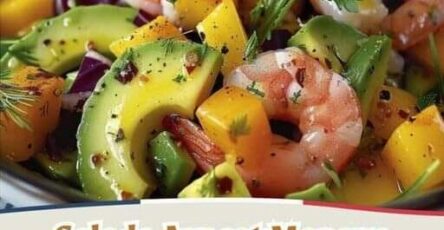 Salade Avocat Mangue Crevettes