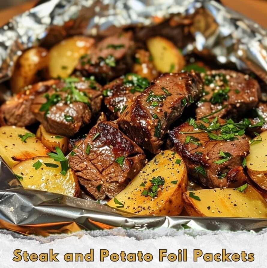 Steak And Potato Foil Packets