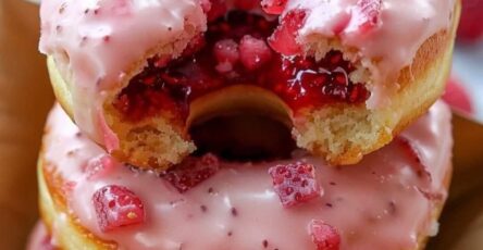 Strawberry Donutquick And Delicious!