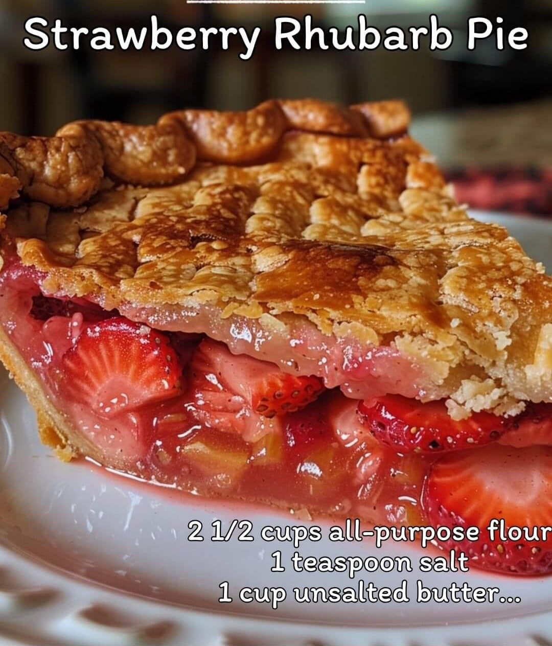 Strawberry Rhubarb Pie