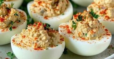 Tuna Stuffed Deviled Eggs