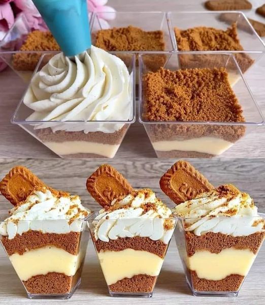 Biscoff And This No Bake Biscoff Layered Cheesecake Cup