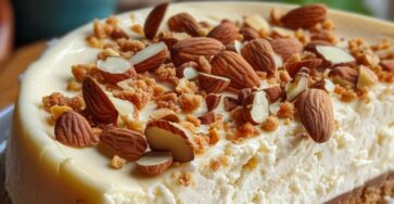 Almond Amaretto Cheesecake