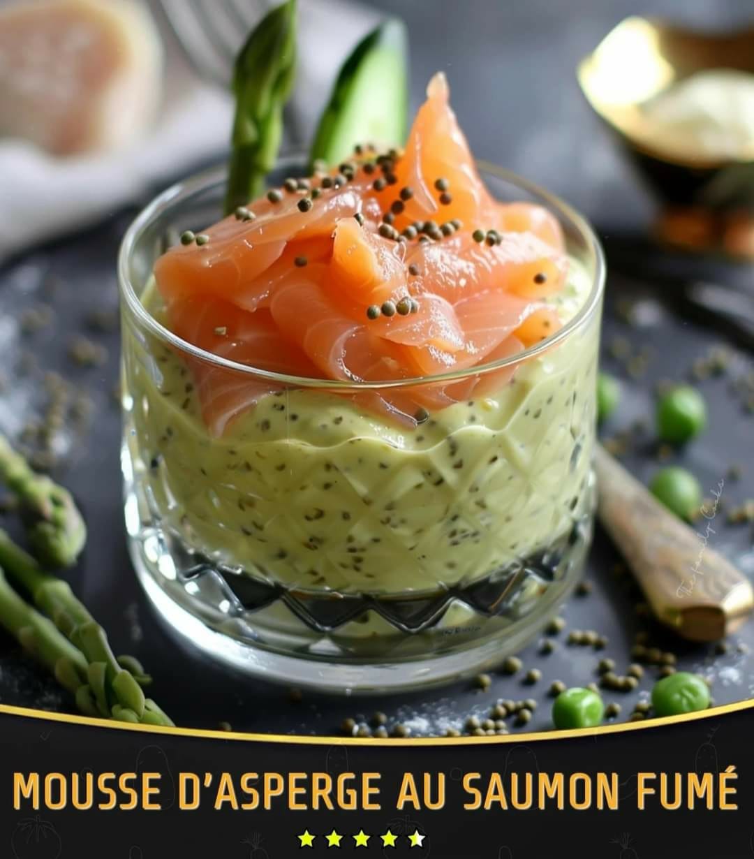 Asparagus Mousse With Smoked Salmon