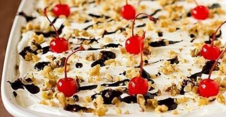 Bake Banana Split Cake