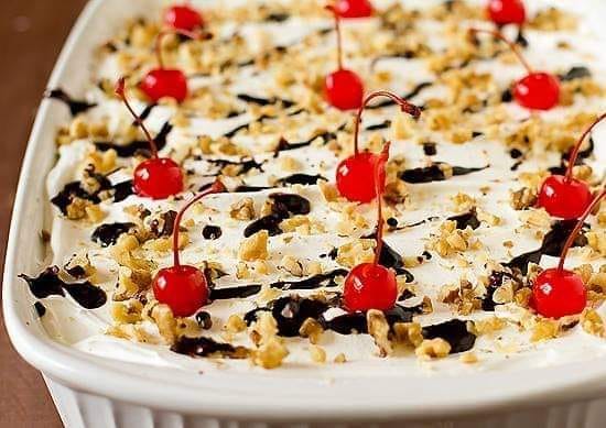Bake Banana Split Cake