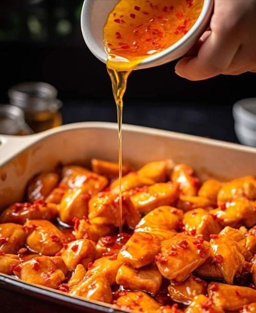 Baked Sweet Chili Chicken Bites Recipe