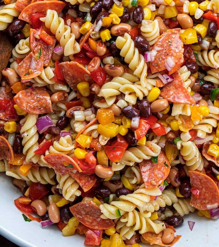 Best Loaded Cowboy Pasta Salad