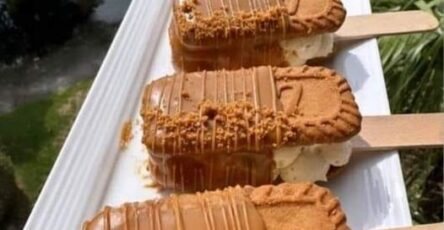 Biscoff Cookie Butter Cheesecake Pops! 😋😋