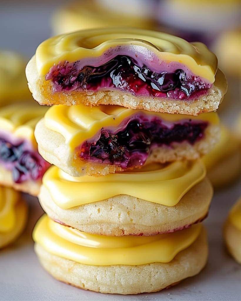 Blackberry Lemon Heaven Cookies