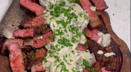 Bourbon Marinated Ribeyes