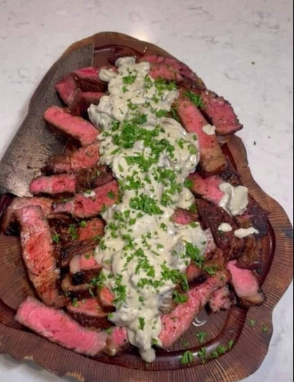 Bourbon Marinated Ribeyes