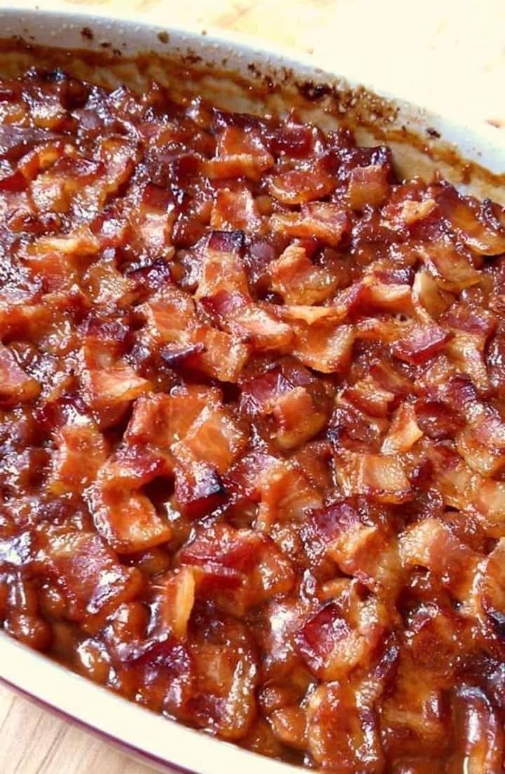 Brown Sugar And Bacon Baked Beans