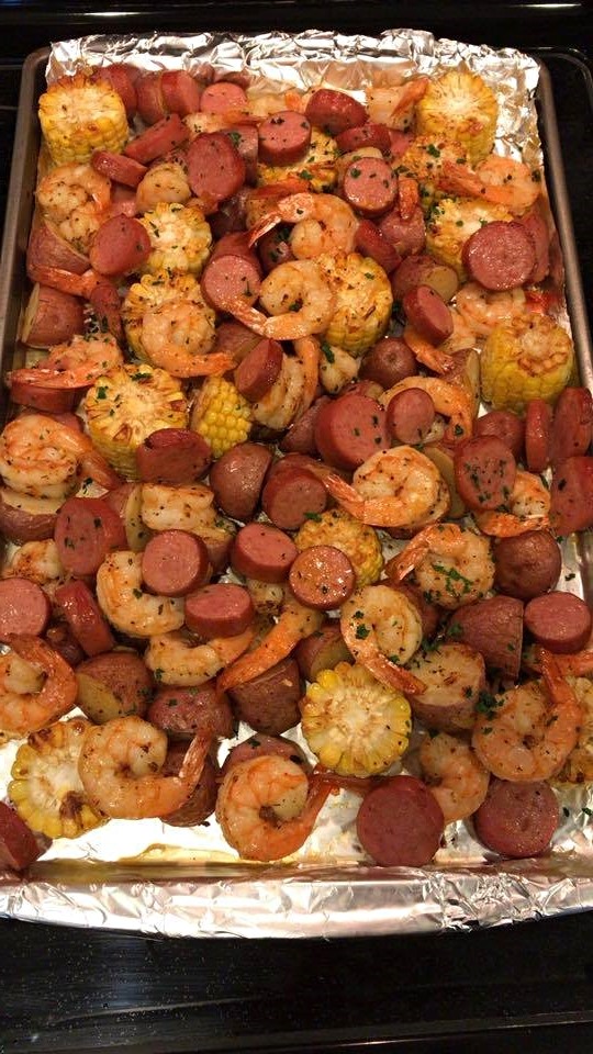 Cajun Shrimp In Foil