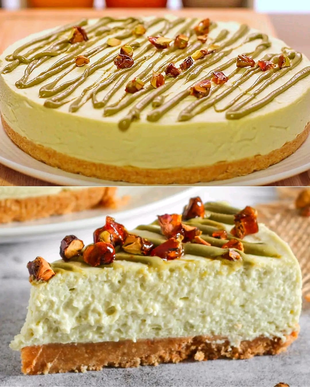 Cheese And Pistachio Cake