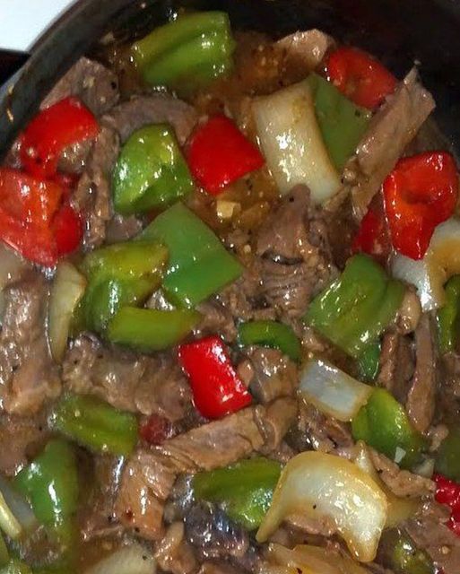Crock Pot Pepper Steak