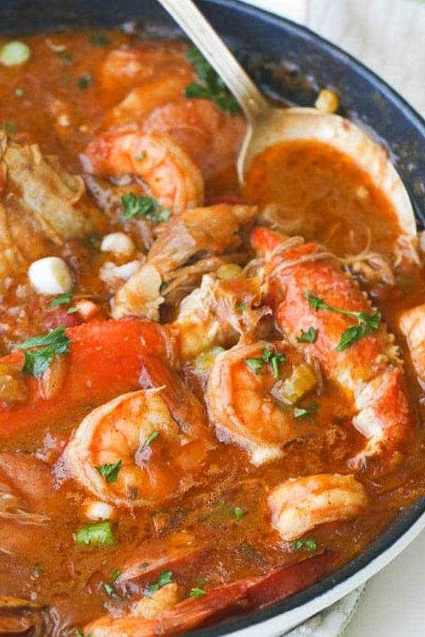 Chicken Shrimp And Sausage Gumbo