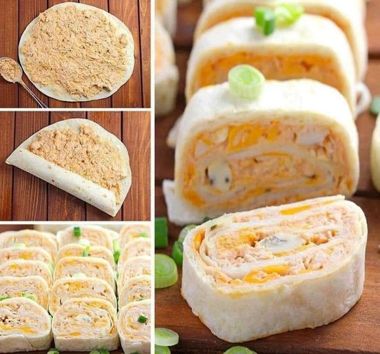 Chicken Tortilla Roll Ups