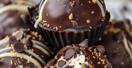 Chocolate Chip Cookie Dough Brownie Bombs Recipe