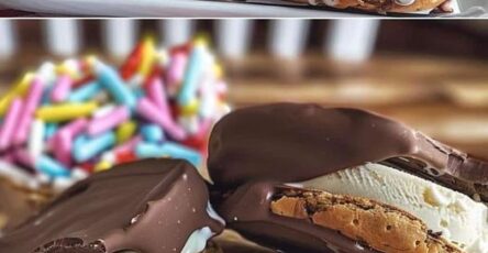 Chocolate Dipped Ice Cream Sandwiches