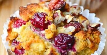 Cranberry, Orange And Pecan Muffins