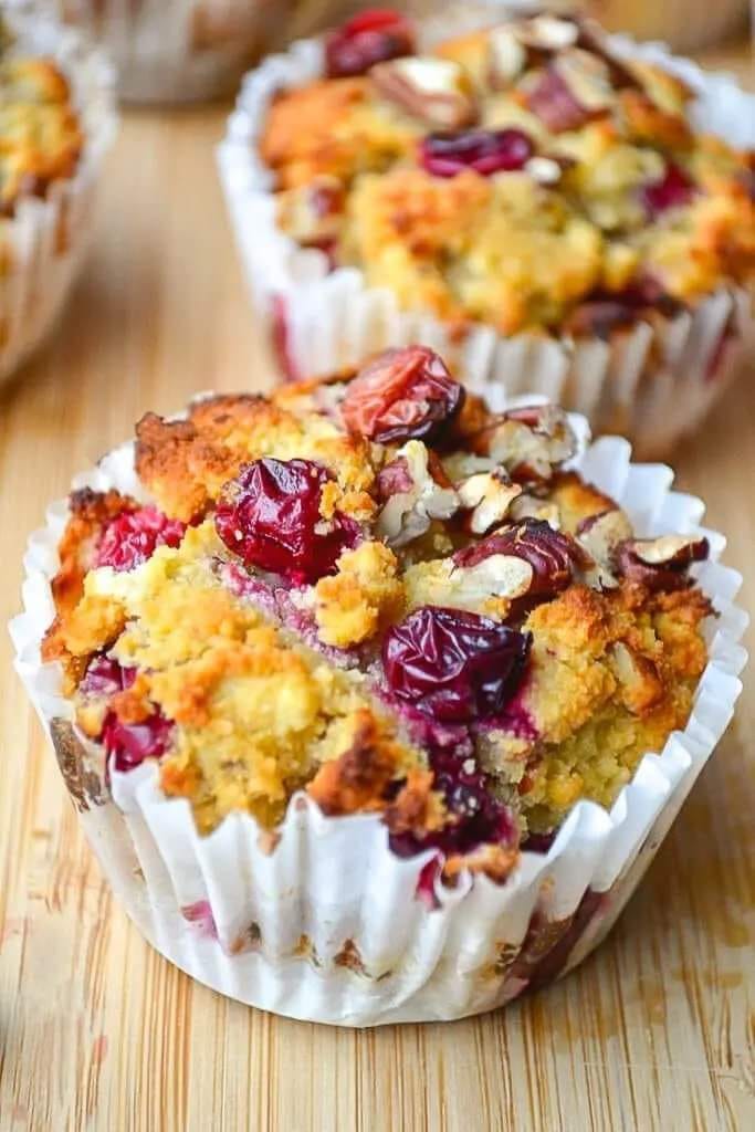 Cranberry, Orange And Pecan Muffins