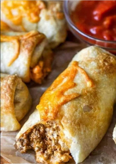 Easy Cheesy Taco Pockets
