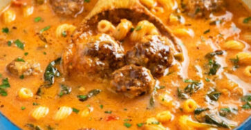 Easy Meatball Soup 🍛