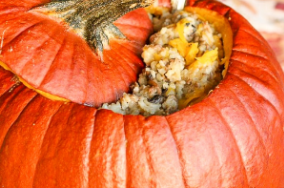 Easy Dinner In A Pumpkin
