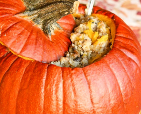 Easy Dinner In A Pumpkin