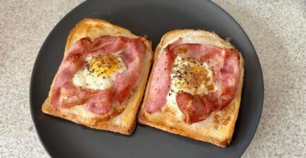 Eggs, Bacon, And Toast Is Perfect For A Delightful Breakfast